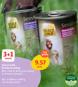 Aanbieding: Select Gold hondenvoeding