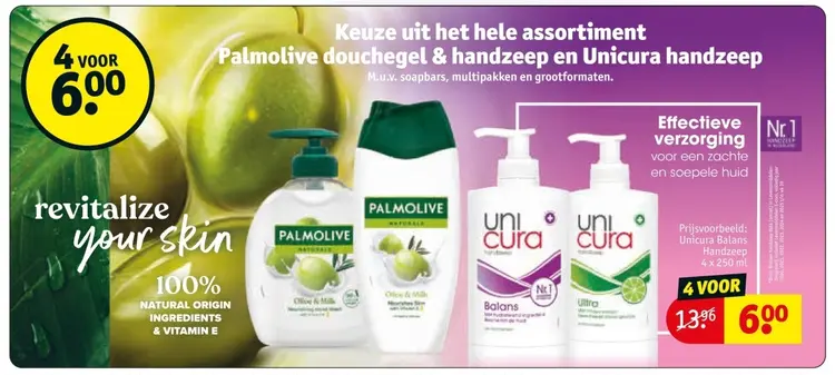 Aanbieding: Douchegel en handzeep