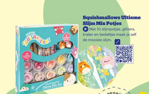 Aanbieding: Squishmallows Ultieme Slijm Mix Potjes