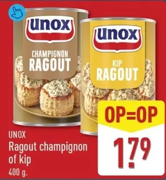Aanbieding: Ragout champignon of kip