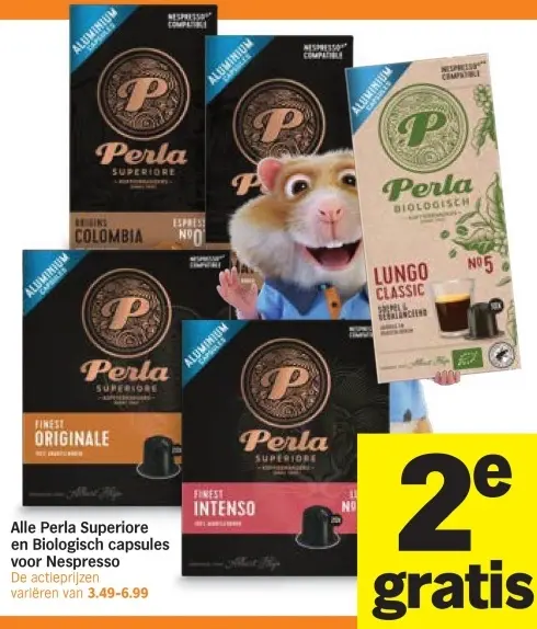 Aanbieding: Perla Superiore en Biologisch capsules voor Nespresso