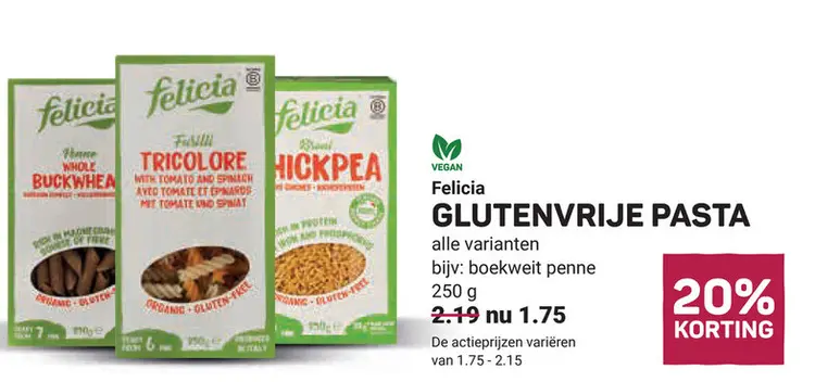 Aanbieding: Glutenvrije pasta