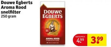 Aanbieding: Douwe Egberts Aroma Rood snelfilter