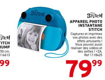 Offre: APPAREIL PHOTO INSTANTANE STITCH