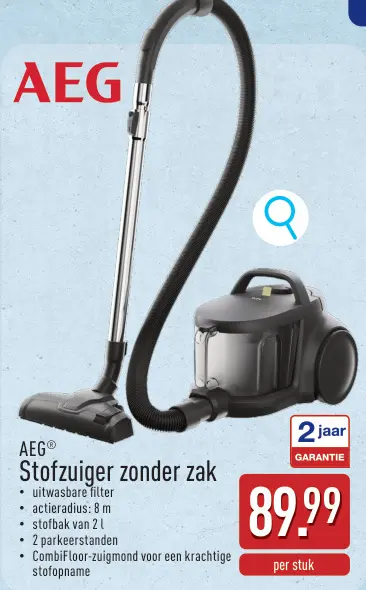 Promotie: Stofzuiger zonder zak