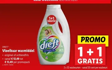 Aanbieding: Vloeibaar wasmiddel
