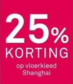Aanbieding: vloerkleed Shanghai