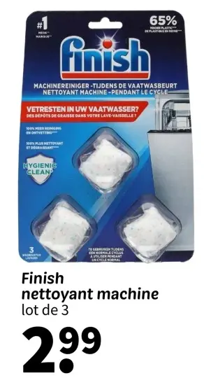 Offre: Finish nettoyant machine