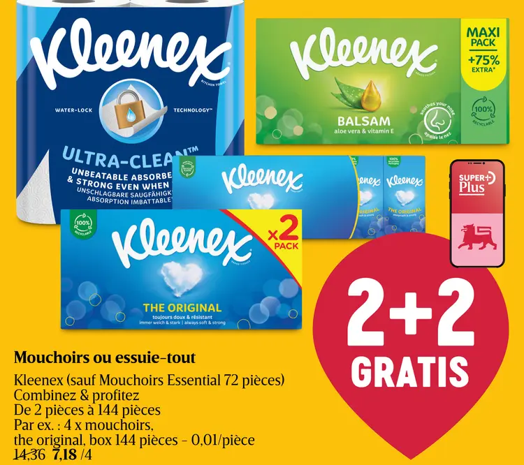 Offre: Mouchoirs ou essuie-tout