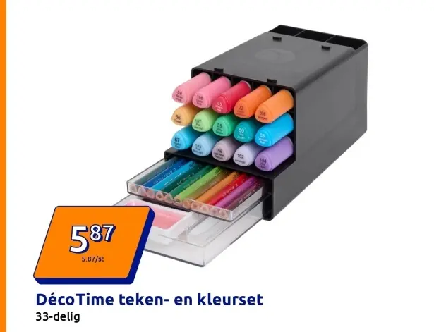 Promotie: DécoTime teken- en kleurset
