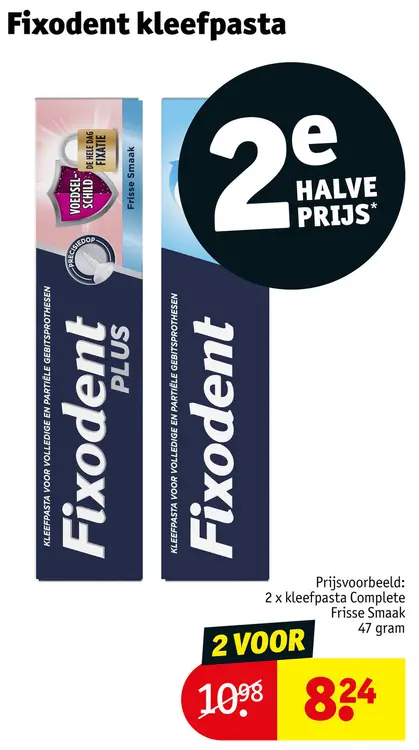 Promotie: Fixodent kleefpasta