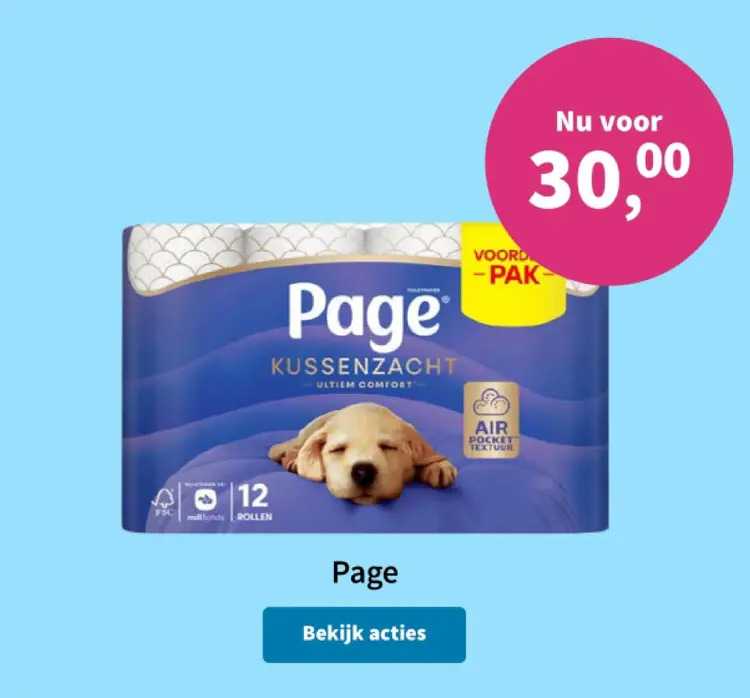 Aanbieding: Page Kussenzacht