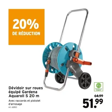 Offre: Dévidoir sur roues équipé Aquaroll S