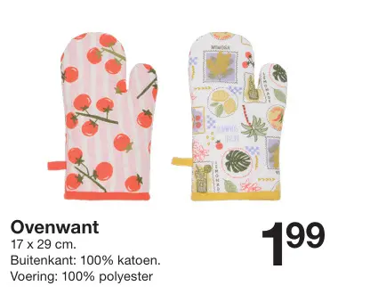 Promotie: Ovenwant