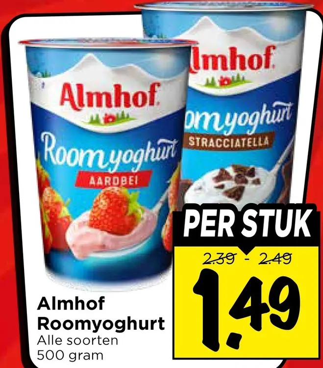 Aanbieding: Roomyoghurt