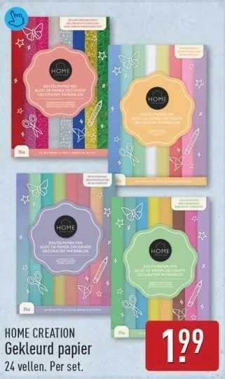 Aanbieding: Gekleurd papier