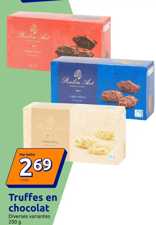 Offre: Truffes en chocolat
