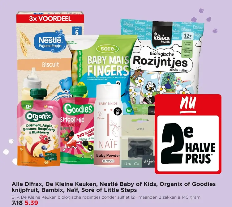 Aanbieding: Diverse babyvoeding & Difrax