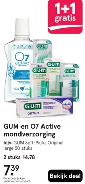 Aanbieding: GUM en O7 Active mondverzorging