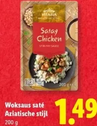 Aanbieding: Woksaus saté Aziatische stijl