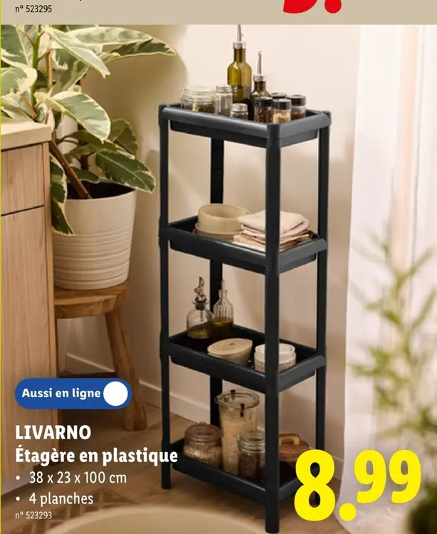 Offre: Étagère en plastique