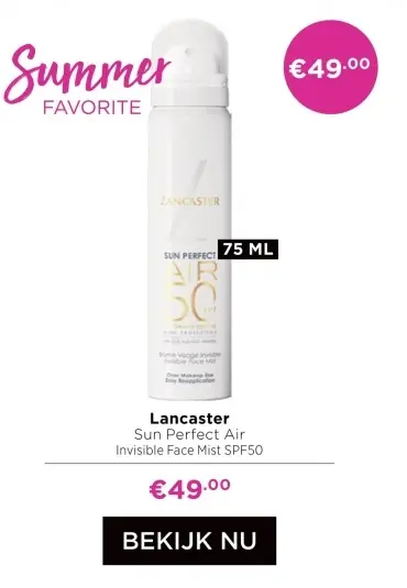 Aanbieding: Sun Perfect Air Invisible Face Mist SPF50