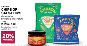 Aanbieding: Chips of salsa dips