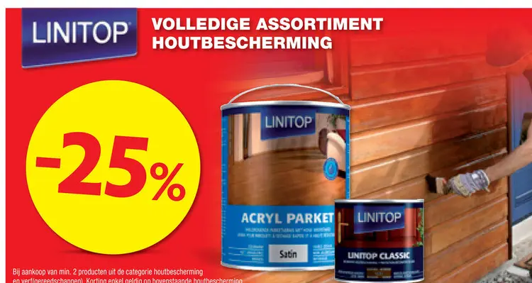Promotie: Volledige assortiment houtbescherming