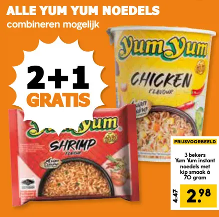 Aanbieding: Yum Yum Noedels