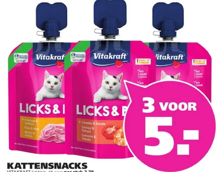 Aanbieding: Kattensnacks