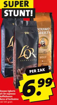 Aanbieding: Espresso koffiebonen forza of fortissimo