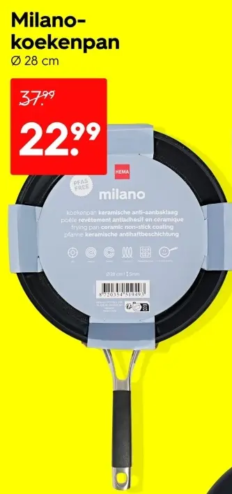 Aanbieding: Milano-koekenpan