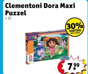 Aanbieding: Clementoni Dora Maxi Puzzel
