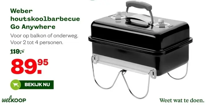 Aanbieding: Houtskoolbarbecue Go Anywhere