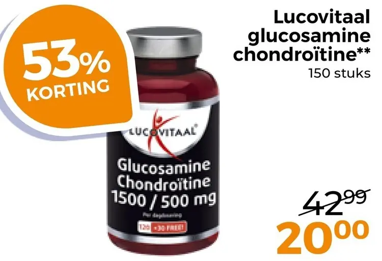Aanbieding: Glucosamine chondroïtine