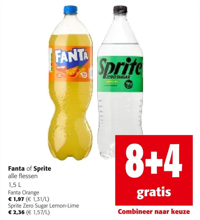 Aanbieding: Fanta of Sprite
