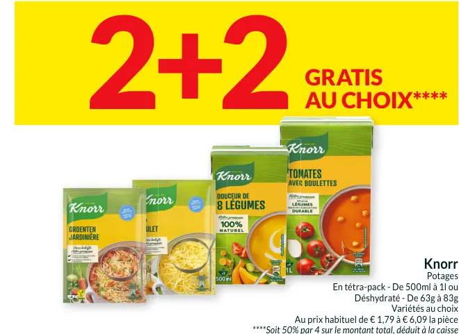 Offre: Knorr Potages
