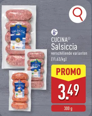Promotie: Salsiccia