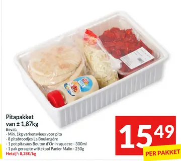 Aanbieding: Pitapakket