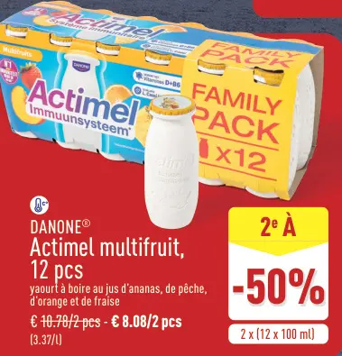 Offre: Actimel multifruit