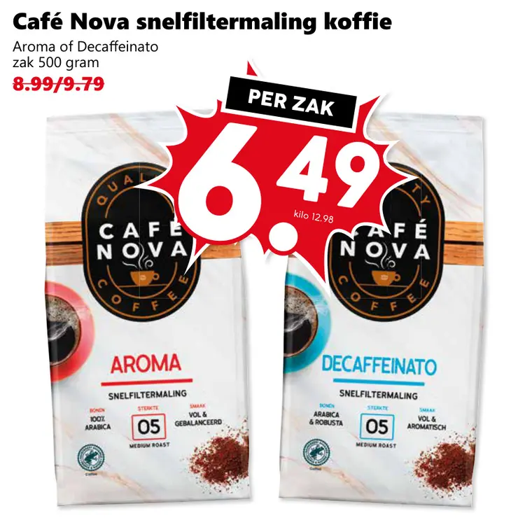 Aanbieding: Snelfiltermaling Koffie