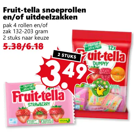 Aanbieding: Snoeprollen en/of uitdeelzakken