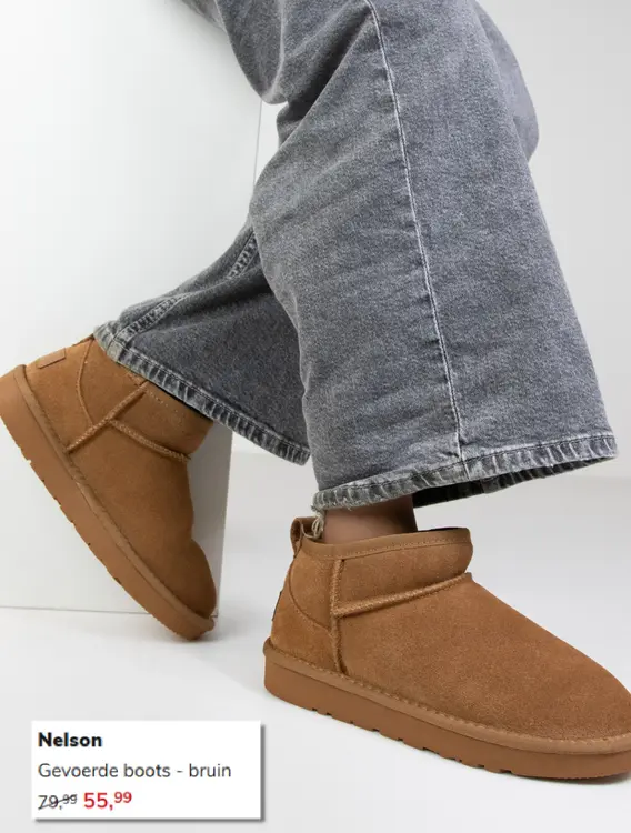 Aanbieding: Gevoerde boots