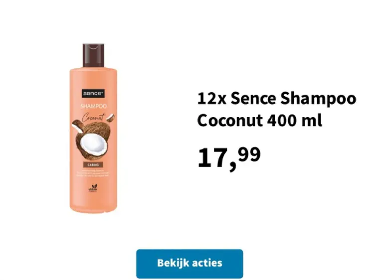 Aanbieding: Sence Shampoo Coconut