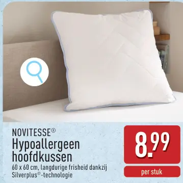 Promotie: Hypoallergeen hoofdkussen