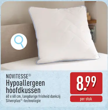 Promotie: Hypoallergeen hoofdkussen