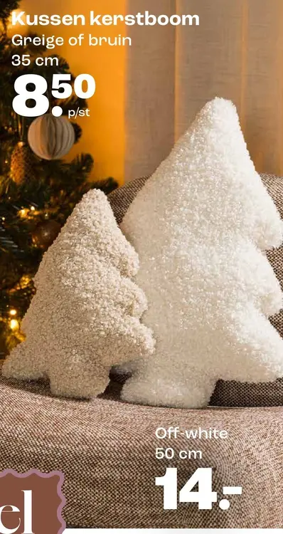 Aanbieding: Kussen kerstboom