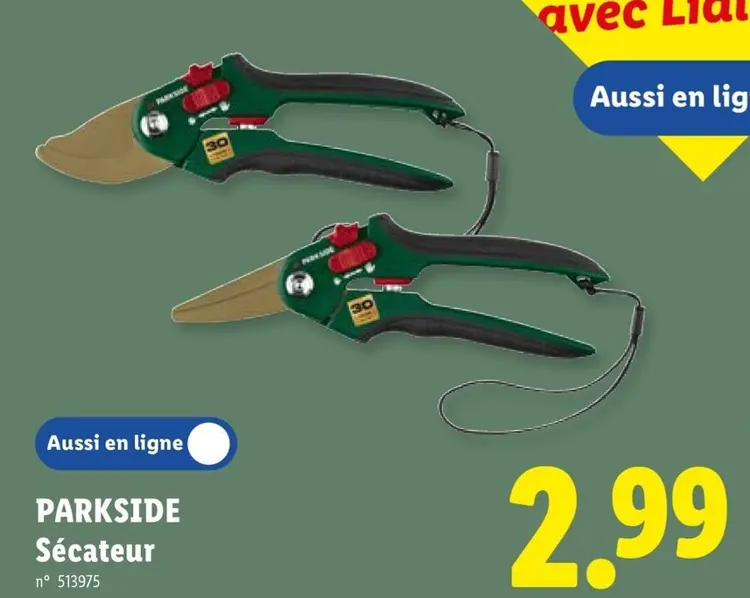 Offre: Sécateur