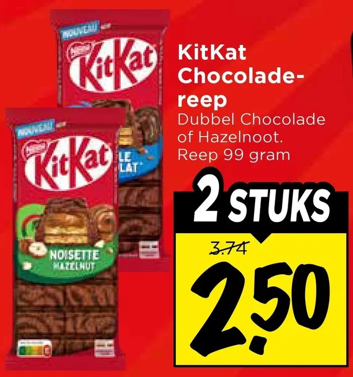 Aanbieding: Chocoladereep