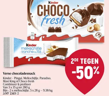 Aanbieding: Verse chocoladesnack